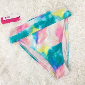 Pastel Tie-Dye Sparkly Bikini Bottom